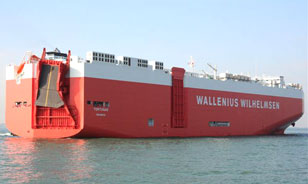 The PCTC (Pure Car and Truck Carrier) MV Tortugas